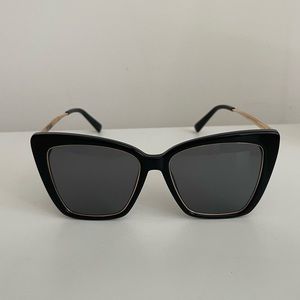 Diff Eyewear - Becky IV - Black Grey Polarized Sunglasses